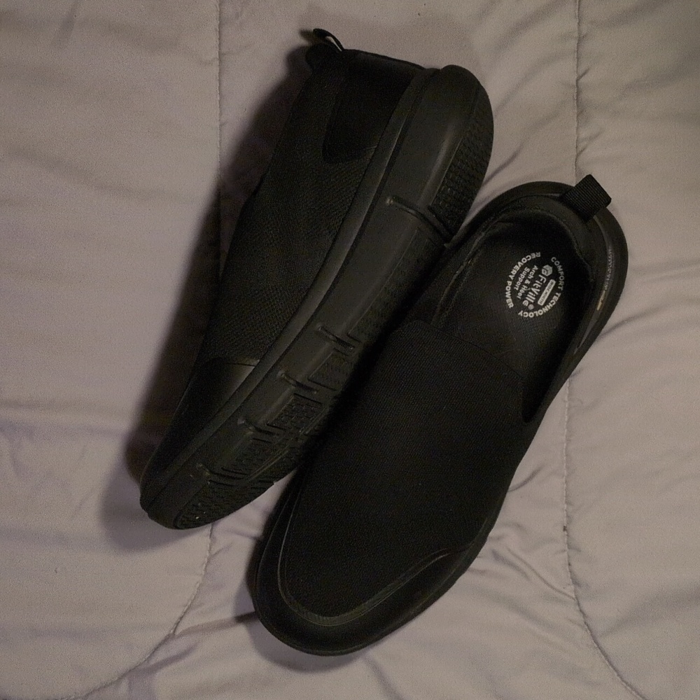 FitVille (15M Wide) Slip-on Walking Casual Shoes